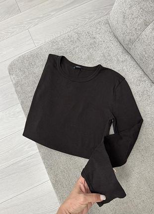 Лонгслів massimo dutti шоколадний 7