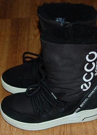 Зимние ботинки на мембране 31 р ecco goretex