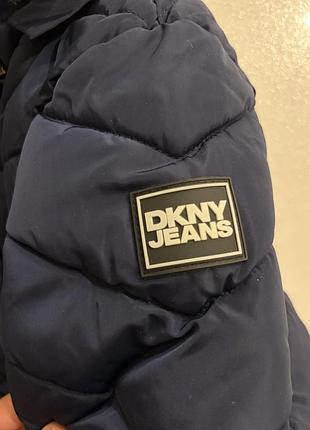Куртка для дівчинки dkny осінньо-зимова синя 2