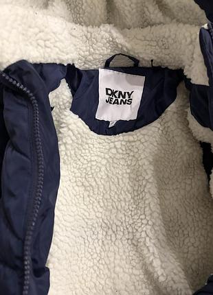 Куртка для дівчинки dkny осінньо-зимова синя 3