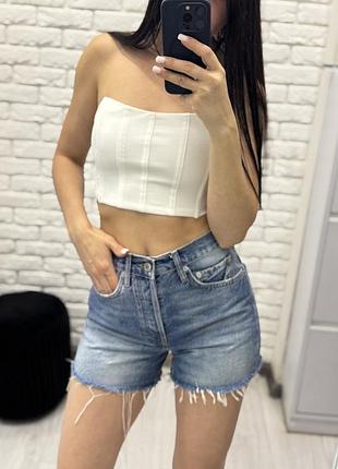 Джинсові шорти zara 2