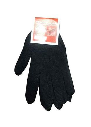 Перчатки рабочие no640 двойные черные 10-11 р. тм a-tex