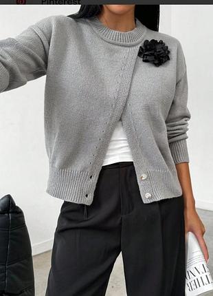 Светр-кардиган, shein, m 2