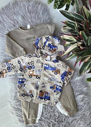 Лот одягу на хлопчика 3 костюми та вітровка h&m