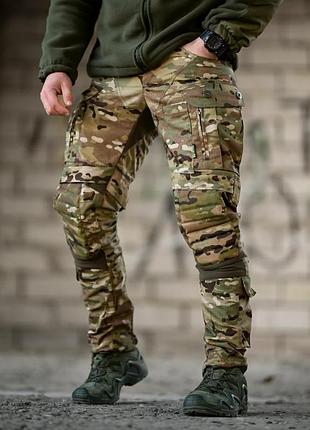 Зимние штурмовые тактические штаны tomahawk tactical мультикам вт6740