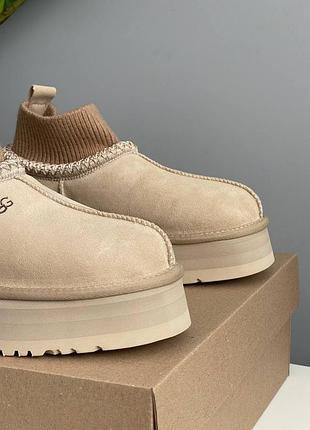 Угги ugg tazz sock beige 2