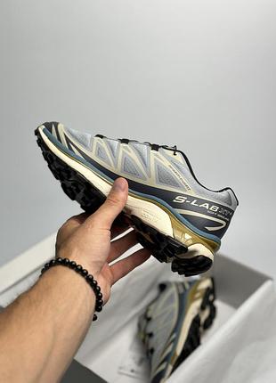 Кросівки salomon xt-6 adv dover silver beige 🩶 5