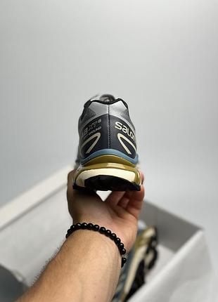 Кросівки salomon xt-6 adv dover silver beige 🩶 6