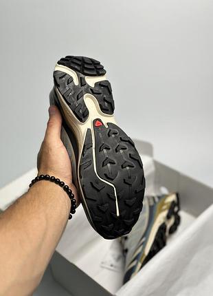 Кросівки salomon xt-6 adv dover silver beige 🩶 8