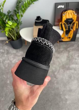 Угги ugg tazz sock black 3