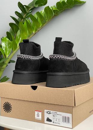 Угги ugg tazz sock black 5