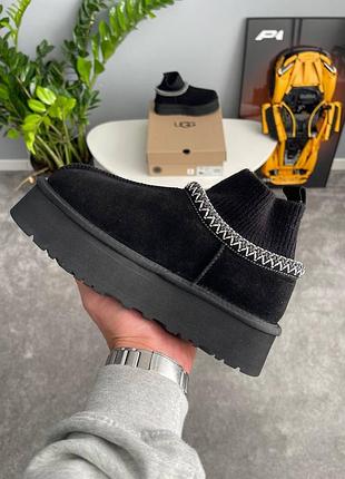 Угги ugg tazz sock black 9