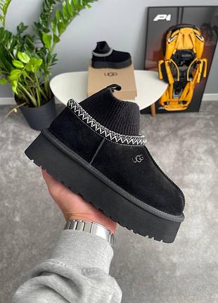 Угги ugg tazz sock black 8