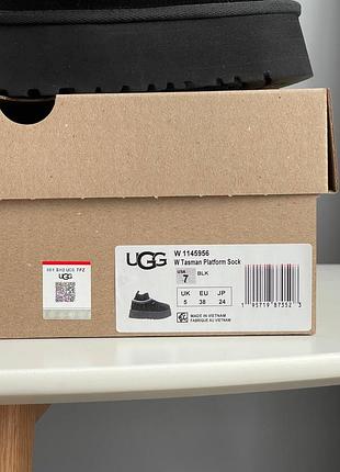 Угги ugg tazz sock black 6