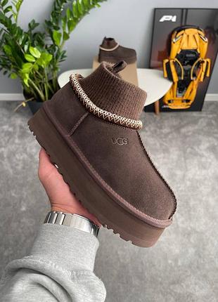 Уггі ugg tazz sock chocolate 9