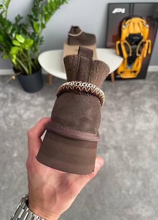 Уггі ugg tazz sock chocolate 8