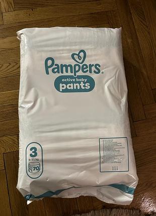 Продам підгузки-трусики pampers active baby pants розмір 3 (6-11 кг)
