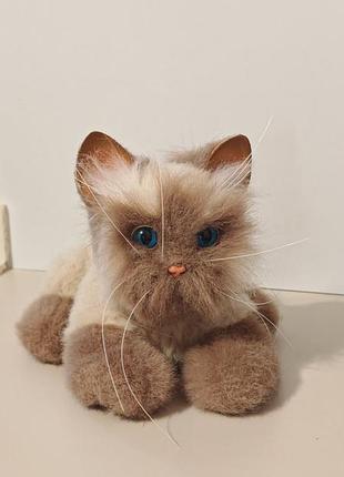 Furreal friends 2006 siamese kitten hasbro interactive purring cat tested works 3