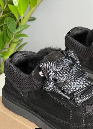 Угги ugg lowmel sneaker black 7