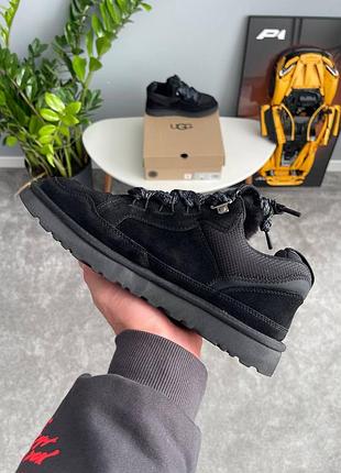 Угги ugg lowmel sneaker black 5