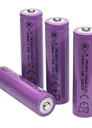 Акумулятор 18650 1200mah 1шт li-ion 3,7v тм китай