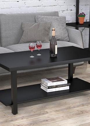 Журнальний столик токіо loft design чорний st7