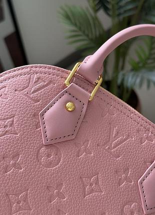 Сумка louis alma monogram empreinte vuitton leather pink 7