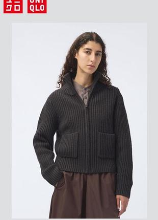 Кардиган з суміші вовни uniqlo
