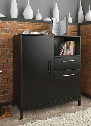 Тумба офісна l-800 combi loft design венге луїзіана