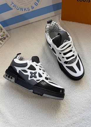 Skate sneakers black white grey 📦
