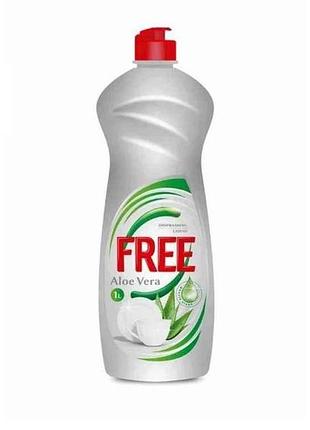 Гель для мытья посуды 1л алоэ вера тм free