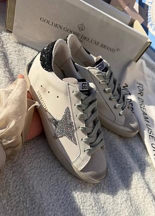 Golden goose superstar silver 2