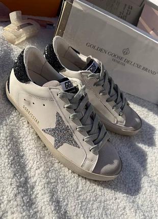 Golden goose superstar silver