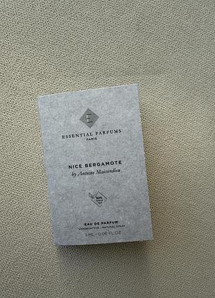 Парфуми essential parfums nice bergamote 1 мл