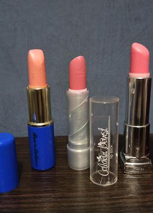Губные помады коралловых оттенков maybelline new york avon три штуки