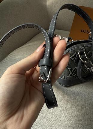 Сумка louis nano alma bag denim vuitton monogram 3