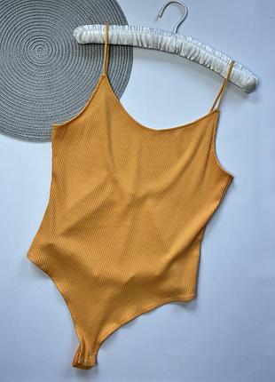 Боді в рубчик h&m