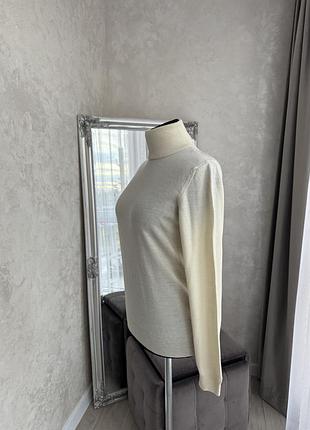 Білий гольф gant 100% меріно вовна 3