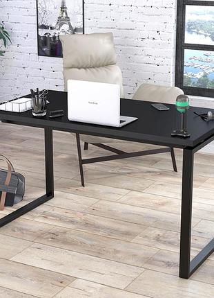 Письменный стол loft design q-135-36 black черный st7