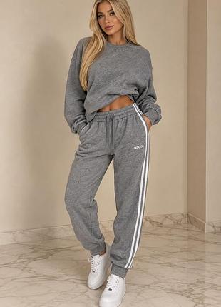 Сірі спортивні штани адідас adidas original