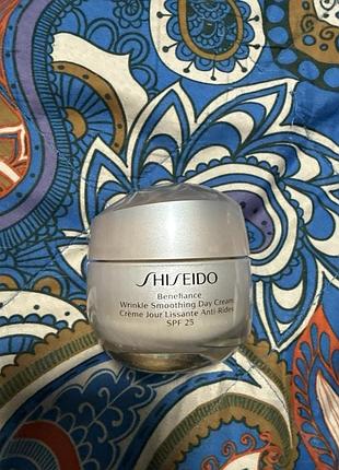 Крем для обличчя shiseido benefiance wrinkle smoothing day cream spf 25