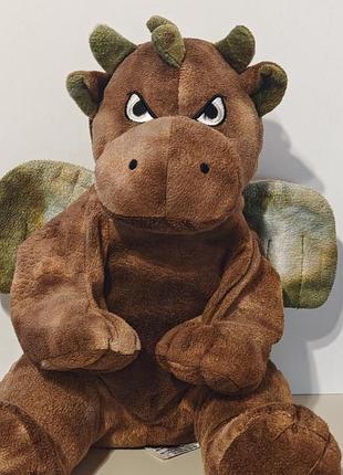 Cuddly soft 16 inch stuffed brown dragon...we stuff 'em...you love 'em! - bear f 4