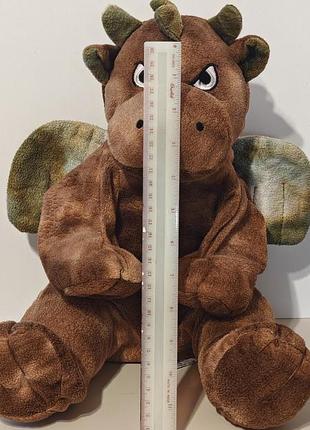 Cuddly soft 16 inch stuffed brown dragon...we stuff 'em...you love 'em! - bear f 6