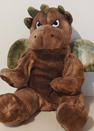 Cuddly soft 16 inch stuffed brown dragon...we stuff 'em...you love 'em! - bear f 9