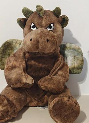 Cuddly soft 16 inch stuffed brown dragon...we stuff 'em...you love 'em! - bear f