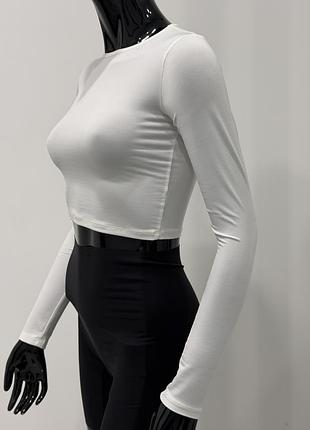 Лонгслів укорочений zara 4