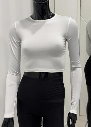 Лонгслів укорочений zara 6