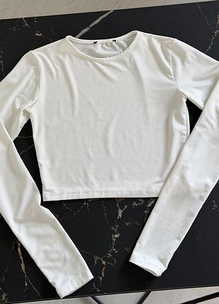 Лонгслів укорочений zara 7
