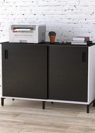 Тумба офісна ls-1200-830 біла венге луїзіана