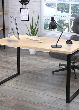 Письменный стол loft design q-135-36 black дуб борас
